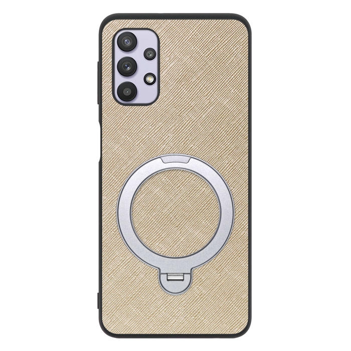 [ LOOF CASUAL MAG-RING Series ] Galaxy A32 5G SCG08 a325g スマホケース 背面 ケース カバー ハードケース マグネット内蔵の薄型多機能リング付 スタンド [ Galaxy A32 5G ]