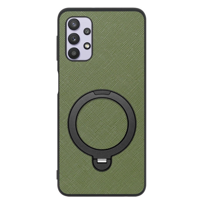 [ LOOF CASUAL MAG-RING Series ] Galaxy A32 5G SCG08 a325g スマホケース 背面 ケース カバー ハードケース マグネット内蔵の薄型多機能リング付 スタンド [ Galaxy A32 5G ]