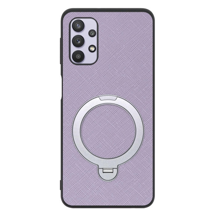 [ LOOF CASUAL MAG-RING Series ] Galaxy A32 5G SCG08 a325g スマホケース 背面 ケース カバー ハードケース マグネット内蔵の薄型多機能リング付 スタンド [ Galaxy A32 5G ]