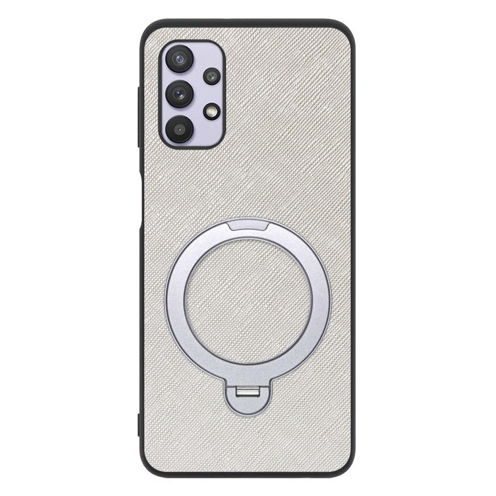 [ LOOF CASUAL MAG-RING Series ] Galaxy A32 5G SCG08 a325g スマホケース 背面 ケース カバー ハードケース マグネット内蔵の薄型多機能リング付 スタンド [ Galaxy A32 5G ]