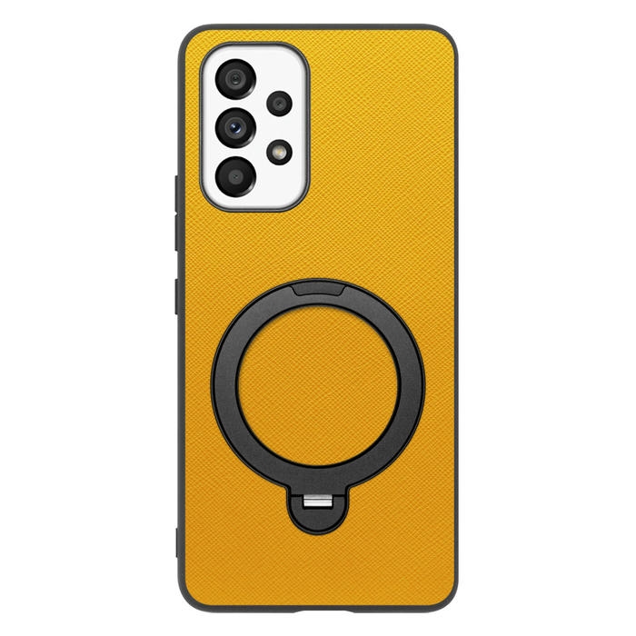 [ LOOF CASUAL MAG-RING Series ] Galaxy A53 5G SC-53C / SCG15 a535g スマホケース 背面 ケース カバー ハードケース マグネット内蔵の薄型多機能リング付 スタンド [ Galaxy A53 5G ]