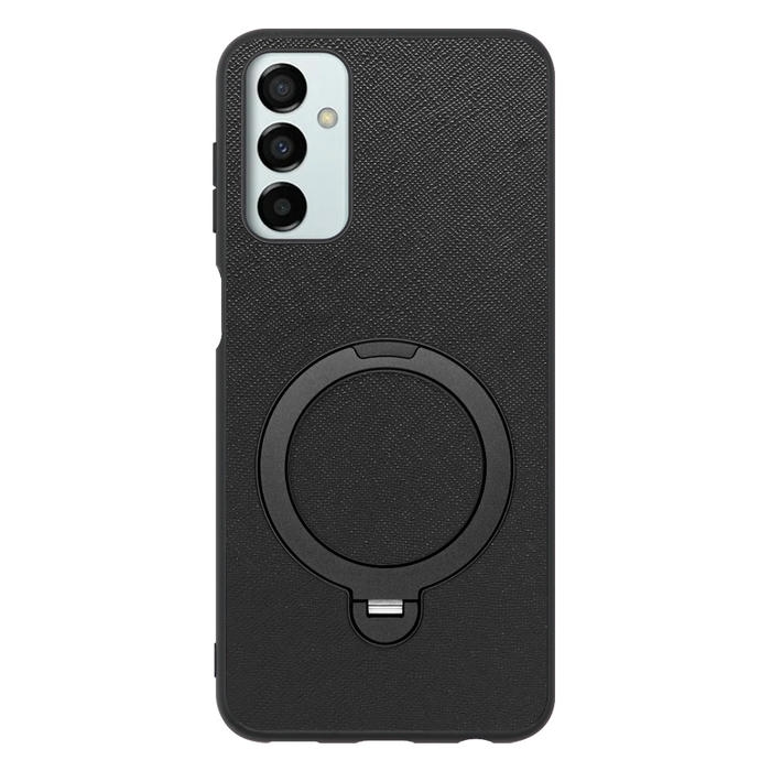[ LOOF CASUAL MAG-RING Series ] Galaxy M23 5G m235g スマホケース 背面 ケース カバー ハードケース マグネット内蔵の薄型多機能リング付 スタンド [ Galaxy M23 5G ]