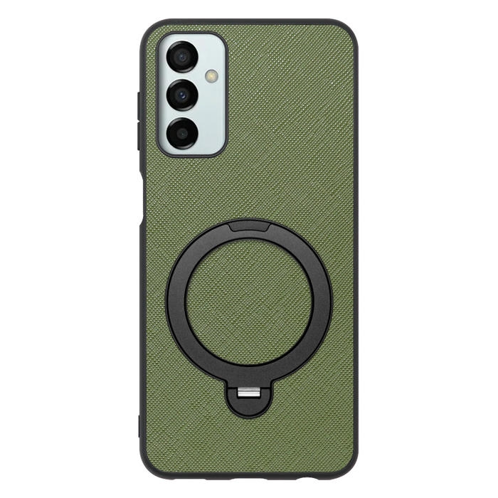 [ LOOF CASUAL MAG-RING Series ] Galaxy M23 5G m235g スマホケース 背面 ケース カバー ハードケース マグネット内蔵の薄型多機能リング付 スタンド [ Galaxy M23 5G ]