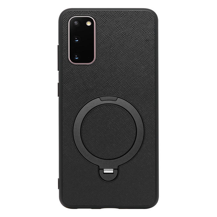 [ LOOF CASUAL MAG-RING Series ] Galaxy S20 5G SC-51A / SCG01 s205g スマホケース 背面 ケース カバー ハードケース マグネット内蔵の薄型多機能リング付 スタンド [ Galaxy S20 5G ]