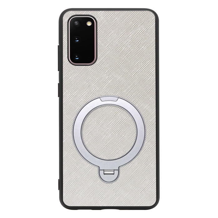 [ LOOF CASUAL MAG-RING Series ] Galaxy S20 5G SC-51A / SCG01 s205g スマホケース 背面 ケース カバー ハードケース マグネット内蔵の薄型多機能リング付 スタンド [ Galaxy S20 5G ]