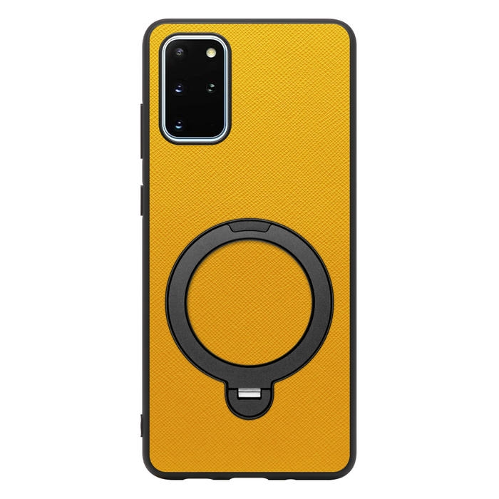 [ LOOF CASUAL MAG-RING Series ] Galaxy S20+ 5G SC-52A / SCG02 s20plus S20 plus s20プラス s20+5g s20plus5g スマホケース 背面 ケース カバー ハードケース マグネット内蔵の薄型多機能リング付 スタンド [ Galaxy S20+ 5G ]