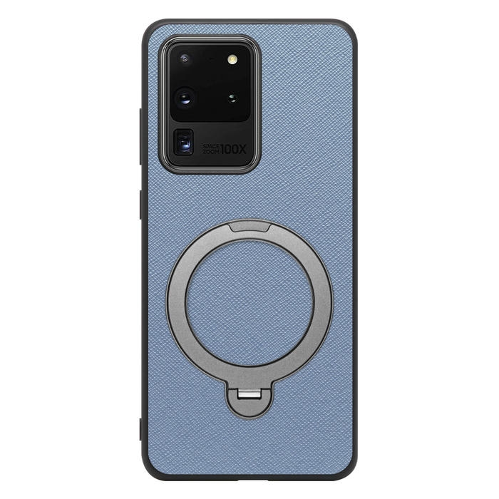 [ LOOF CASUAL MAG-RING Series ] Galaxy S20 Ultra s20ultra スマホケース 背面 ケース カバー ハードケース マグネット内蔵の薄型多機能リング付 スタンド [ Galaxy S20 Ultra 5G ]