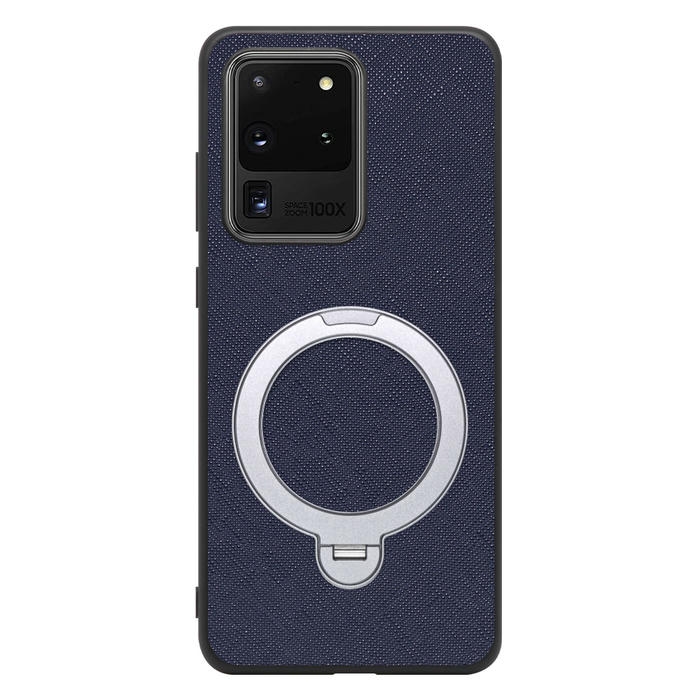[ LOOF CASUAL MAG-RING Series ] Galaxy S20 Ultra s20ultra スマホケース 背面 ケース カバー ハードケース マグネット内蔵の薄型多機能リング付 スタンド [ Galaxy S20 Ultra 5G ]