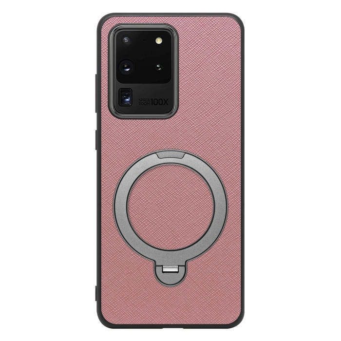 [ LOOF CASUAL MAG-RING Series ] Galaxy S20 Ultra s20ultra スマホケース 背面 ケース カバー ハードケース マグネット内蔵の薄型多機能リング付 スタンド [ Galaxy S20 Ultra 5G ]