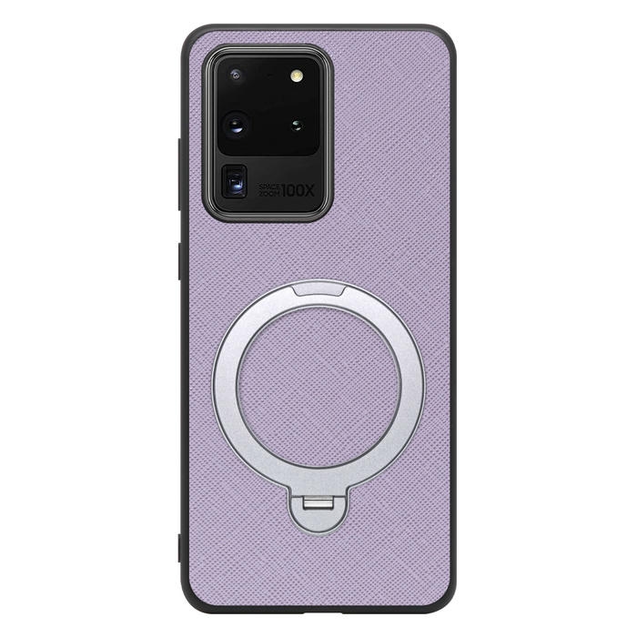 [ LOOF CASUAL MAG-RING Series ] Galaxy S20 Ultra s20ultra スマホケース 背面 ケース カバー ハードケース マグネット内蔵の薄型多機能リング付 スタンド [ Galaxy S20 Ultra 5G ]