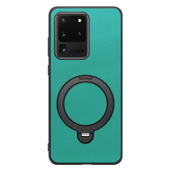 [ LOOF CASUAL MAG-RING Series ] Galaxy S20 Ultra s20ultra スマホケース 背面 ケース カバー ハードケース マグネット内蔵の薄型多機能リング付 スタンド [ Galaxy S20 Ultra 5G ]