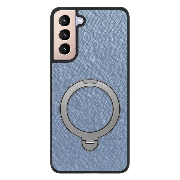 [ LOOF CASUAL MAG-RING Series ] Galaxy S21 5G SC-51B / SCG09 s215g スマホケース 背面 ケース カバー ハードケース マグネット内蔵の薄型多機能リング付 スタンド [ Galaxy S21 5G ]