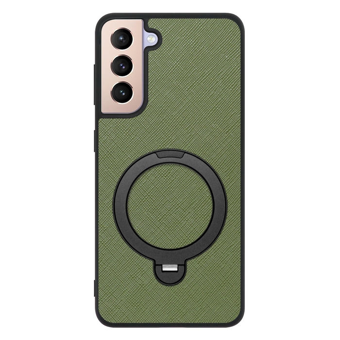 [ LOOF CASUAL MAG-RING Series ] Galaxy S21 5G SC-51B / SCG09 s215g スマホケース 背面 ケース カバー ハードケース マグネット内蔵の薄型多機能リング付 スタンド [ Galaxy S21 5G ]