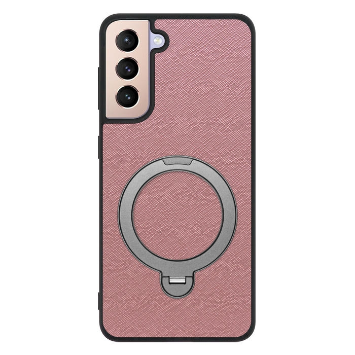 [ LOOF CASUAL MAG-RING Series ] Galaxy S21 5G SC-51B / SCG09 s215g スマホケース 背面 ケース カバー ハードケース マグネット内蔵の薄型多機能リング付 スタンド [ Galaxy S21 5G ]
