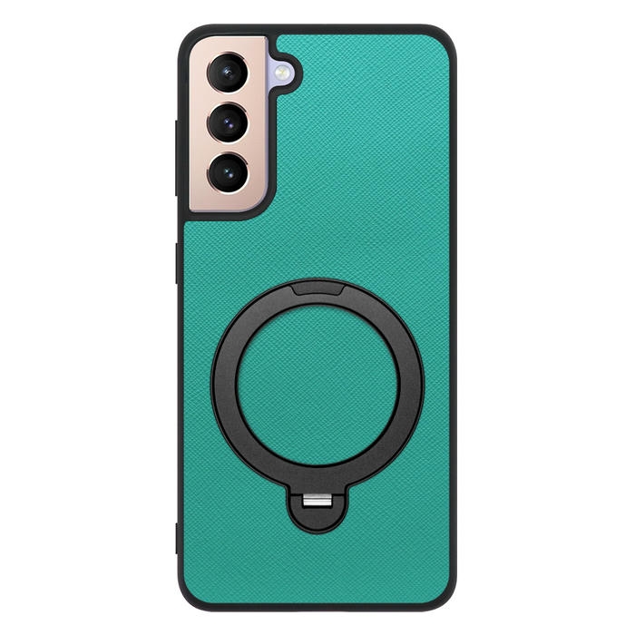 [ LOOF CASUAL MAG-RING Series ] Galaxy S21 5G SC-51B / SCG09 s215g スマホケース 背面 ケース カバー ハードケース マグネット内蔵の薄型多機能リング付 スタンド [ Galaxy S21 5G ]