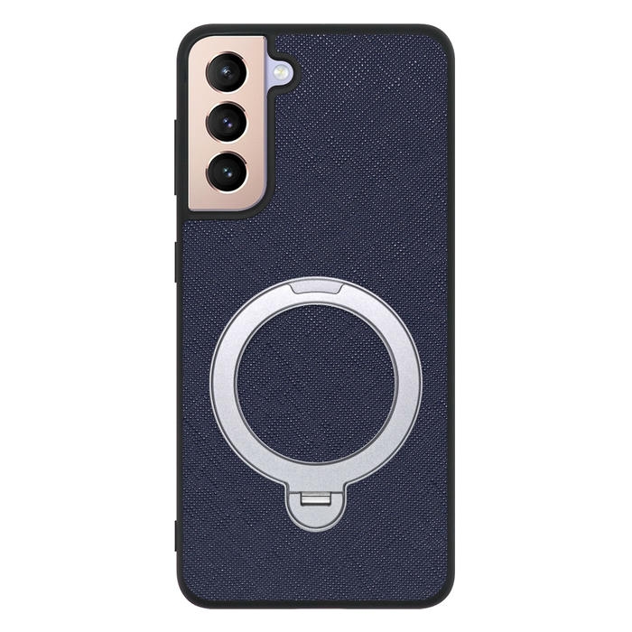 [ LOOF CASUAL MAG-RING Series ] Galaxy S21+ 5G SCG10 s21plus s21 plus s21plus5g s21+5g スマホケース 背面 ケース カバー ハードケース マグネット内蔵の薄型多機能リング付 スタンド [ Galaxy S21+ 5G ]