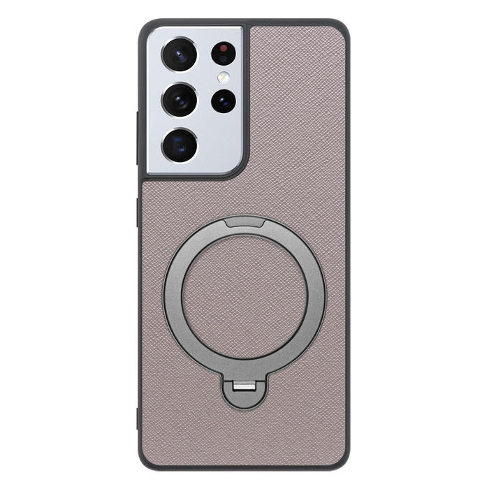 [ LOOF CASUAL MAG-RING Series ] Galaxy S21 Ultra 5G SC-52B s21ultra5g s21ultra スマホケース 背面 ケース カバー ハードケース マグネット内蔵の薄型多機能リング付 スタンド [ Galaxy S21 Ultra 5G ]