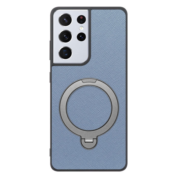 [ LOOF CASUAL MAG-RING Series ] Galaxy S21 Ultra 5G SC-52B s21ultra5g s21ultra スマホケース 背面 ケース カバー ハードケース マグネット内蔵の薄型多機能リング付 スタンド [ Galaxy S21 Ultra 5G ]