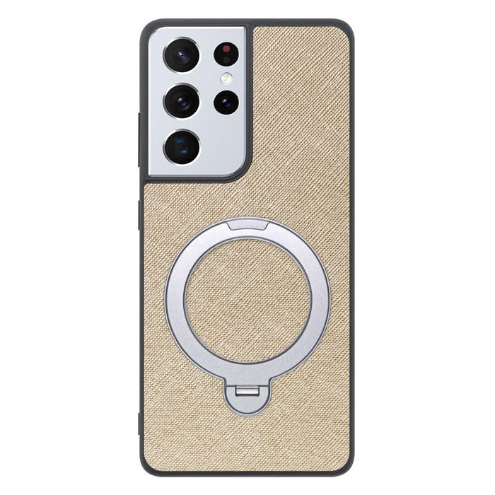 [ LOOF CASUAL MAG-RING Series ] Galaxy S21 Ultra 5G SC-52B s21ultra5g s21ultra スマホケース 背面 ケース カバー ハードケース マグネット内蔵の薄型多機能リング付 スタンド [ Galaxy S21 Ultra 5G ]