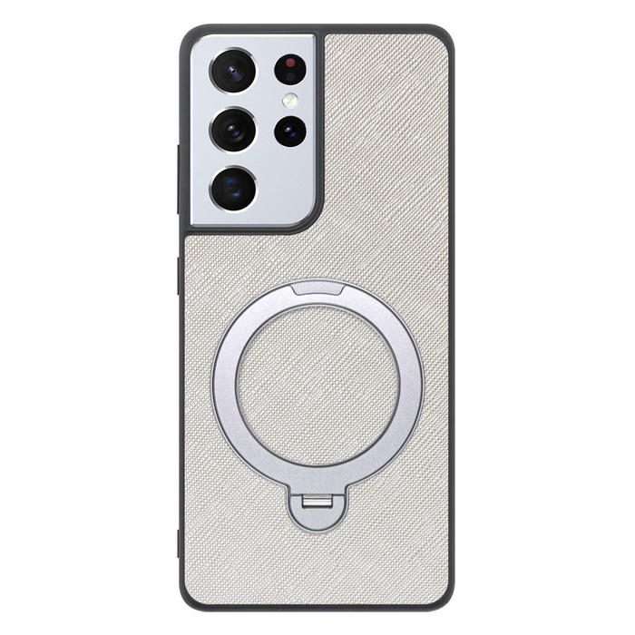 [ LOOF CASUAL MAG-RING Series ] Galaxy S21 Ultra 5G SC-52B s21ultra5g s21ultra スマホケース 背面 ケース カバー ハードケース マグネット内蔵の薄型多機能リング付 スタンド [ Galaxy S21 Ultra 5G ]