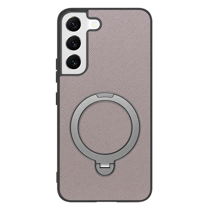 [ LOOF CASUAL MAG-RING Series ] Galaxy S22 SC-51C / SCG13  スマホケース 背面 ケース カバー ハードケース マグネット内蔵の薄型多機能リング付 スタンド [ Galaxy S22 ]