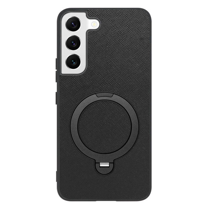 [ LOOF CASUAL MAG-RING Series ] Galaxy S22 SC-51C / SCG13  スマホケース 背面 ケース カバー ハードケース マグネット内蔵の薄型多機能リング付 スタンド [ Galaxy S22 ]
