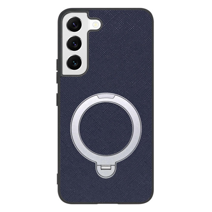 [ LOOF CASUAL MAG-RING Series ] Galaxy S22 SC-51C / SCG13  スマホケース 背面 ケース カバー ハードケース マグネット内蔵の薄型多機能リング付 スタンド [ Galaxy S22 ]