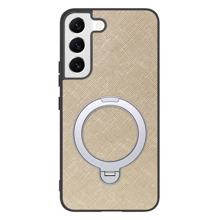 [ LOOF CASUAL MAG-RING Series ] Galaxy S22 SC-51C / SCG13  スマホケース 背面 ケース カバー ハードケース マグネット内蔵の薄型多機能リング付 スタンド [ Galaxy S22 ]