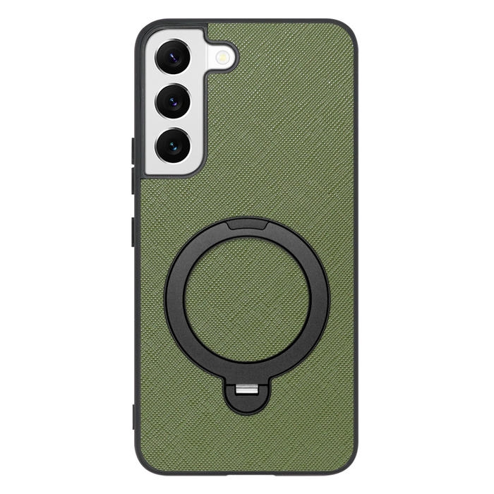 [ LOOF CASUAL MAG-RING Series ] Galaxy S22 SC-51C / SCG13  スマホケース 背面 ケース カバー ハードケース マグネット内蔵の薄型多機能リング付 スタンド [ Galaxy S22 ]