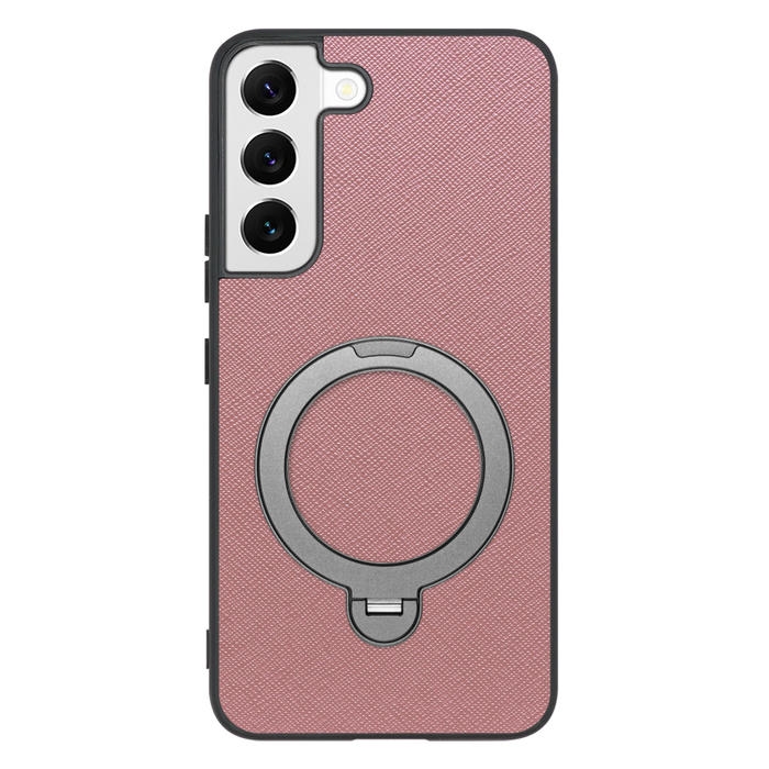 [ LOOF CASUAL MAG-RING Series ] Galaxy S22 SC-51C / SCG13  スマホケース 背面 ケース カバー ハードケース マグネット内蔵の薄型多機能リング付 スタンド [ Galaxy S22 ]