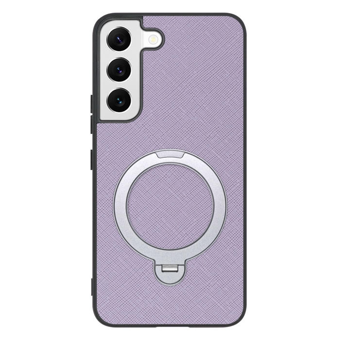 [ LOOF CASUAL MAG-RING Series ] Galaxy S22 SC-51C / SCG13  スマホケース 背面 ケース カバー ハードケース マグネット内蔵の薄型多機能リング付 スタンド [ Galaxy S22 ]