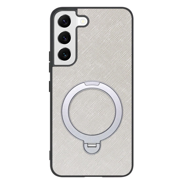 [ LOOF CASUAL MAG-RING Series ] Galaxy S22 SC-51C / SCG13  スマホケース 背面 ケース カバー ハードケース マグネット内蔵の薄型多機能リング付 スタンド [ Galaxy S22 ]