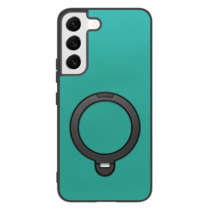 [ LOOF CASUAL MAG-RING Series ] Galaxy S22 SC-51C / SCG13  スマホケース 背面 ケース カバー ハードケース マグネット内蔵の薄型多機能リング付 スタンド [ Galaxy S22 ]