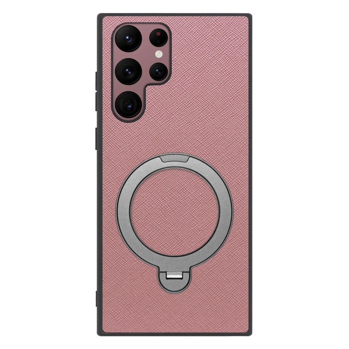 [ LOOF CASUAL MAG-RING Series ] Galaxy S22 Ultra SC-52C / SCG14 s22ultra スマホケース 背面 ケース カバー ハードケース マグネット内蔵の薄型多機能リング付 スタンド [ Galaxy S22 Ultra ]