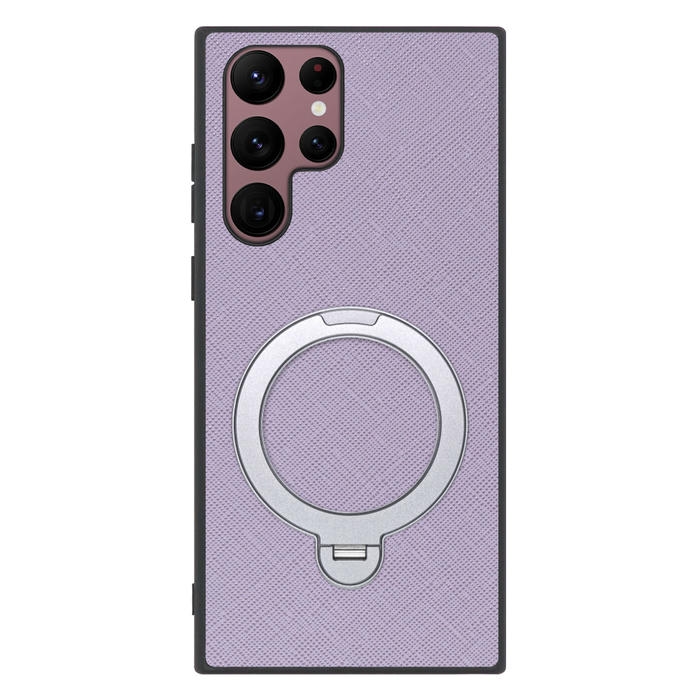 [ LOOF CASUAL MAG-RING Series ] Galaxy S22 Ultra SC-52C / SCG14 s22ultra スマホケース 背面 ケース カバー ハードケース マグネット内蔵の薄型多機能リング付 スタンド [ Galaxy S22 Ultra ]