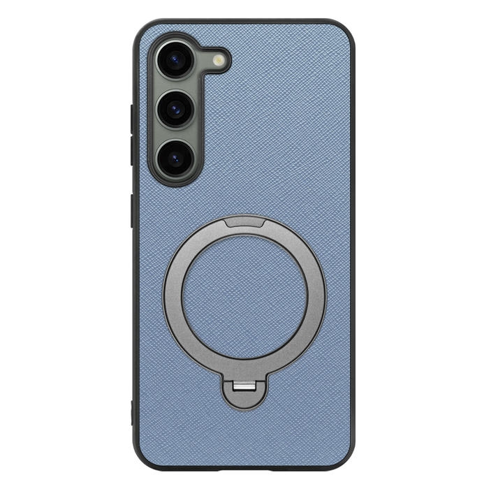 [ LOOF CASUAL MAG-RING Series ] Galaxy S23  スマホケース 背面 ケース カバー ハードケース マグネット内蔵の薄型多機能リング付 スタンド [ Galaxy S23 ]