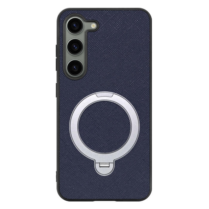 [ LOOF CASUAL MAG-RING Series ] Galaxy S23  スマホケース 背面 ケース カバー ハードケース マグネット内蔵の薄型多機能リング付 スタンド [ Galaxy S23 ]