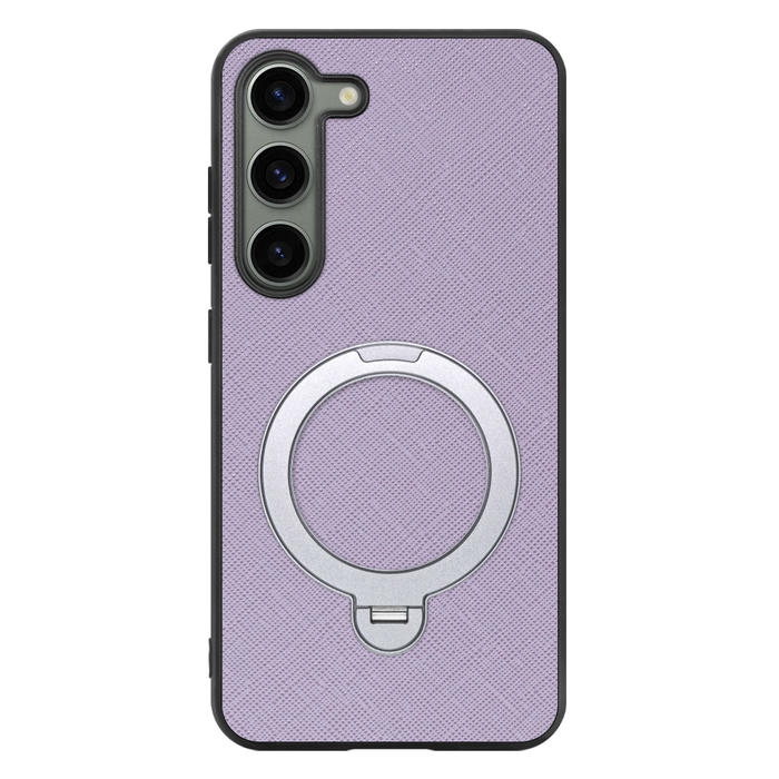 [ LOOF CASUAL MAG-RING Series ] Galaxy S23  スマホケース 背面 ケース カバー ハードケース マグネット内蔵の薄型多機能リング付 スタンド [ Galaxy S23 ]