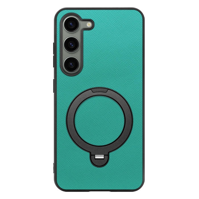 [ LOOF CASUAL MAG-RING Series ] Galaxy S23  スマホケース 背面 ケース カバー ハードケース マグネット内蔵の薄型多機能リング付 スタンド [ Galaxy S23 ]