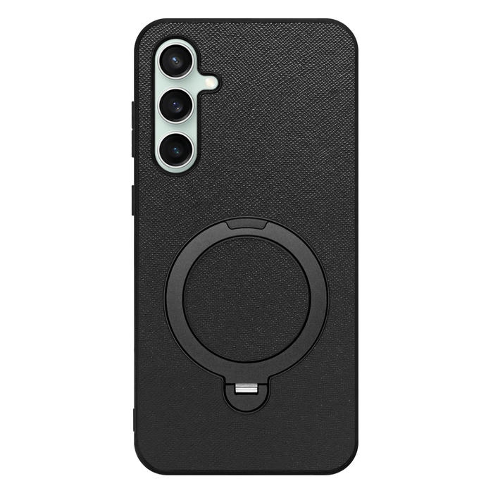 [ LOOF CASUAL MAG-RING Series ] Galaxy S23 FE s23fe スマホケース 背面 ケース カバー ハードケース マグネット内蔵の薄型多機能リング付 スタンド [ Galaxy S23 FE ]