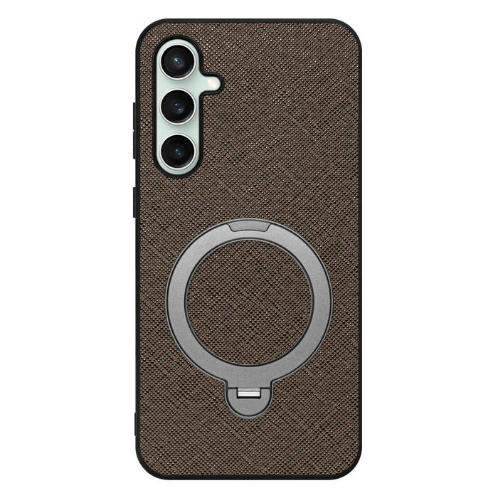 [ LOOF CASUAL MAG-RING Series ] Galaxy S23 FE s23fe スマホケース 背面 ケース カバー ハードケース マグネット内蔵の薄型多機能リング付 スタンド [ Galaxy S23 FE ]