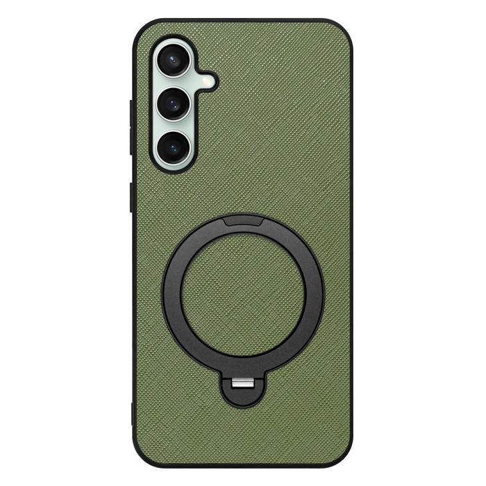 [ LOOF CASUAL MAG-RING Series ] Galaxy S23 FE s23fe スマホケース 背面 ケース カバー ハードケース マグネット内蔵の薄型多機能リング付 スタンド [ Galaxy S23 FE ]