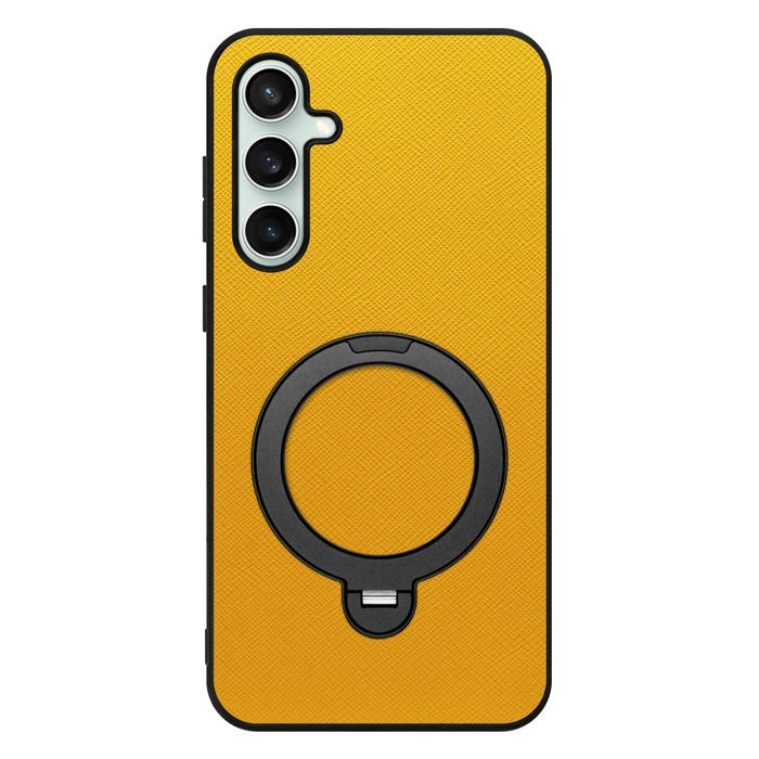 [ LOOF CASUAL MAG-RING Series ] Galaxy S23 FE s23fe スマホケース 背面 ケース カバー ハードケース マグネット内蔵の薄型多機能リング付 スタンド [ Galaxy S23 FE ]