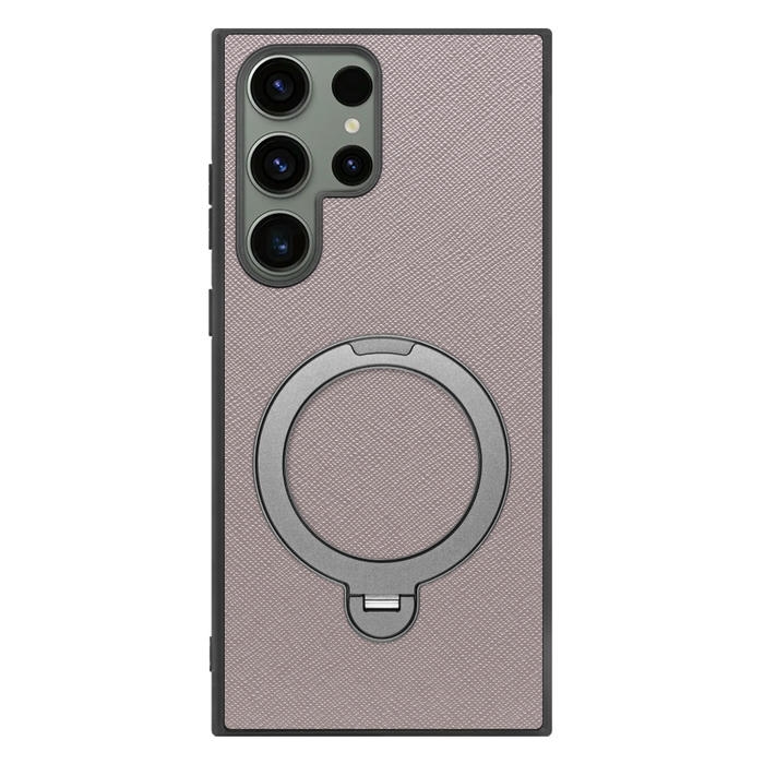 [ LOOF CASUAL MAG-RING Series ] Galaxy S23 Ultra s23ultra スマホケース 背面 ケース カバー ハードケース マグネット内蔵の薄型多機能リング付 スタンド [ Galaxy S23 Ultra ]