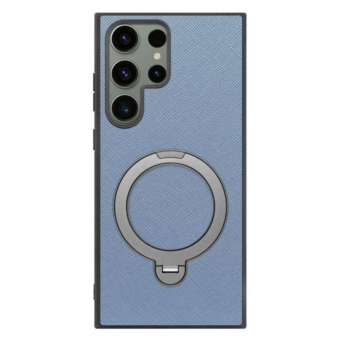 [ LOOF CASUAL MAG-RING Series ] Galaxy S23 Ultra s23ultra スマホケース 背面 ケース カバー ハードケース マグネット内蔵の薄型多機能リング付 スタンド [ Galaxy S23 Ultra ]