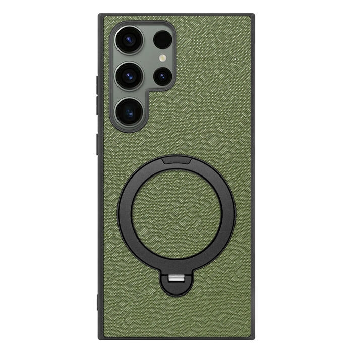 [ LOOF CASUAL MAG-RING Series ] Galaxy S23 Ultra s23ultra スマホケース 背面 ケース カバー ハードケース マグネット内蔵の薄型多機能リング付 スタンド [ Galaxy S23 Ultra ]