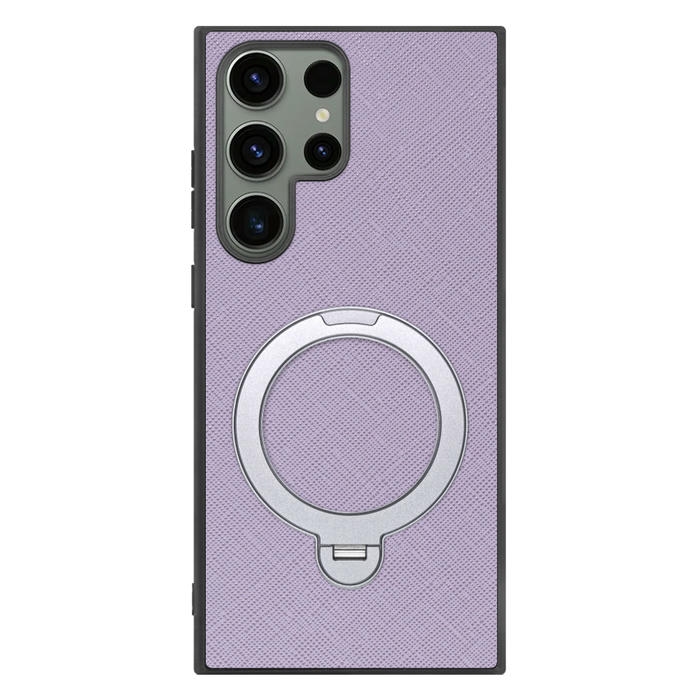 [ LOOF CASUAL MAG-RING Series ] Galaxy S23 Ultra s23ultra スマホケース 背面 ケース カバー ハードケース マグネット内蔵の薄型多機能リング付 スタンド [ Galaxy S23 Ultra ]