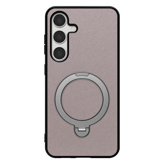 [ LOOF CASUAL MAG-RING Series ] Galaxy S24 s24 スマホケース 背面 ケース カバー ハードケース マグネット内蔵の薄型多機能リング付 スタンド [ Galaxy S24 ]