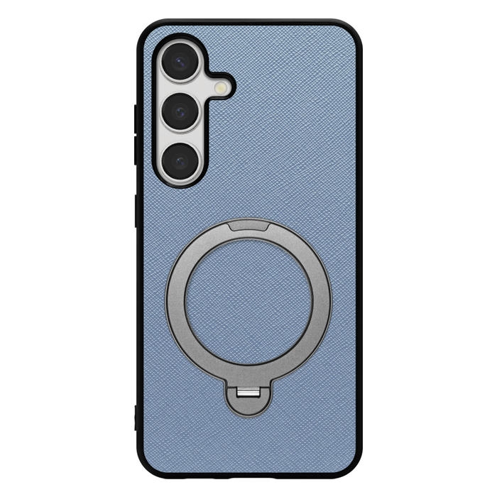 [ LOOF CASUAL MAG-RING Series ] Galaxy S24 s24 スマホケース 背面 ケース カバー ハードケース マグネット内蔵の薄型多機能リング付 スタンド [ Galaxy S24 ]
