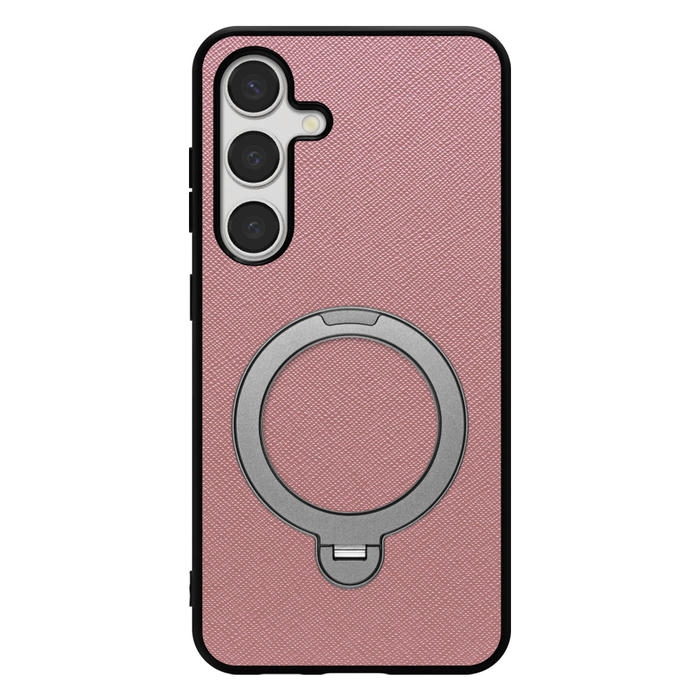[ LOOF CASUAL MAG-RING Series ] Galaxy S24 s24 スマホケース 背面 ケース カバー ハードケース マグネット内蔵の薄型多機能リング付 スタンド [ Galaxy S24 ]